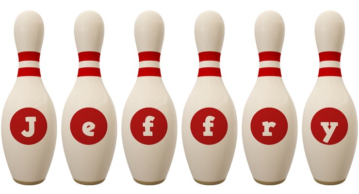 Jeffry bowling-pin logo