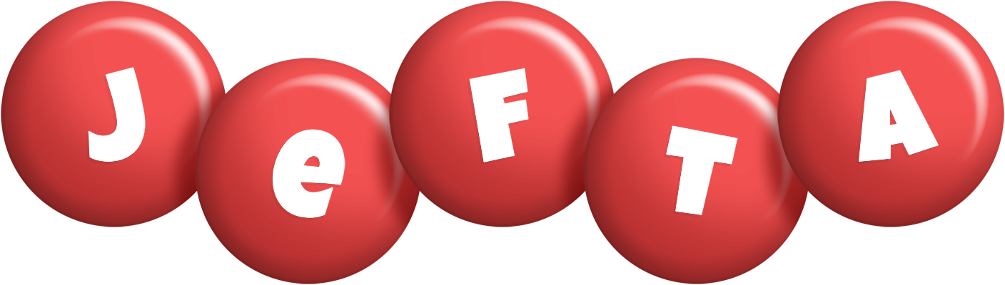 Jefta candy-red logo