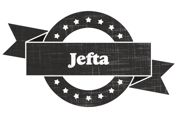 Jefta grunge logo
