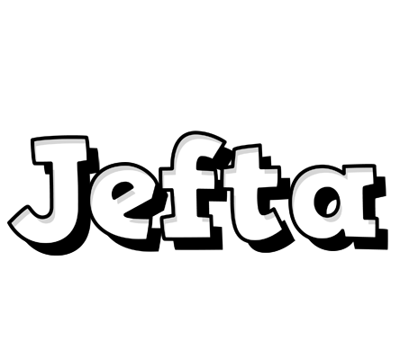 Jefta snowing logo