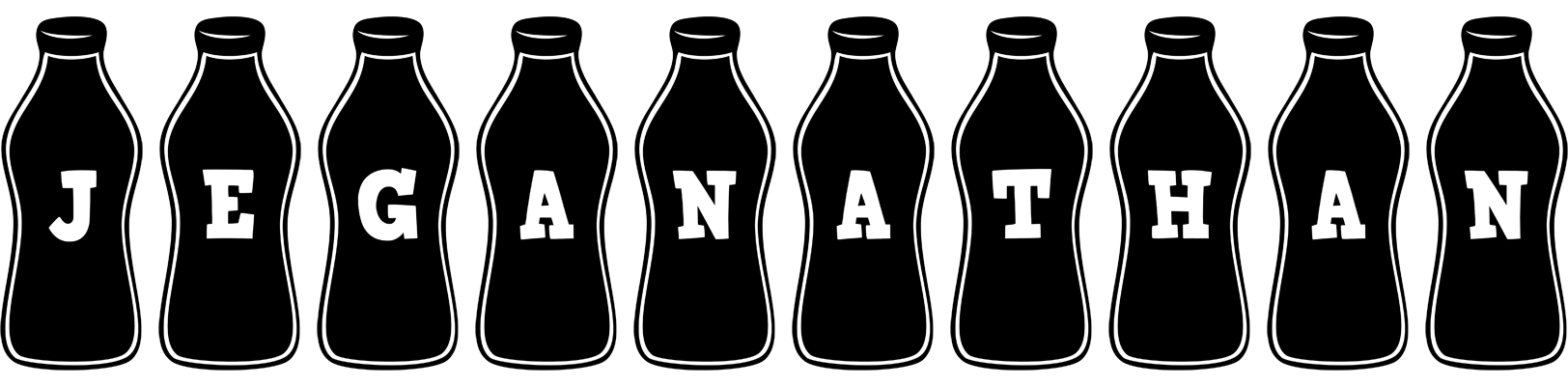 Jeganathan bottle logo