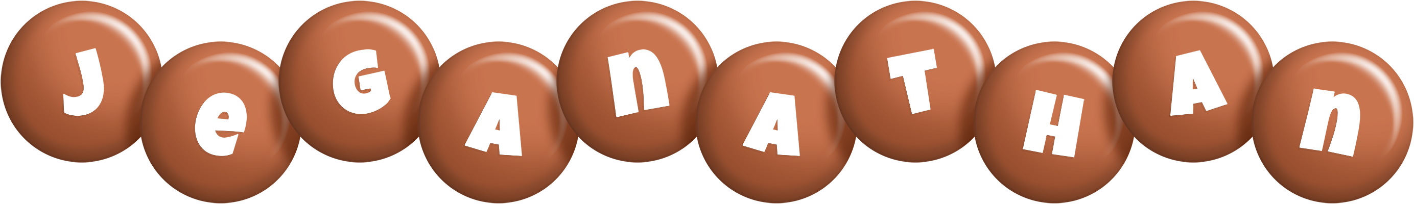 Jeganathan candy-brown logo