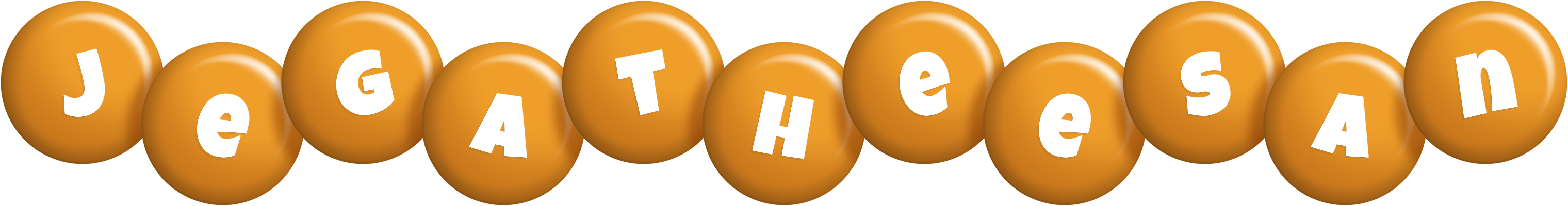 Jegatheesan candy-orange logo