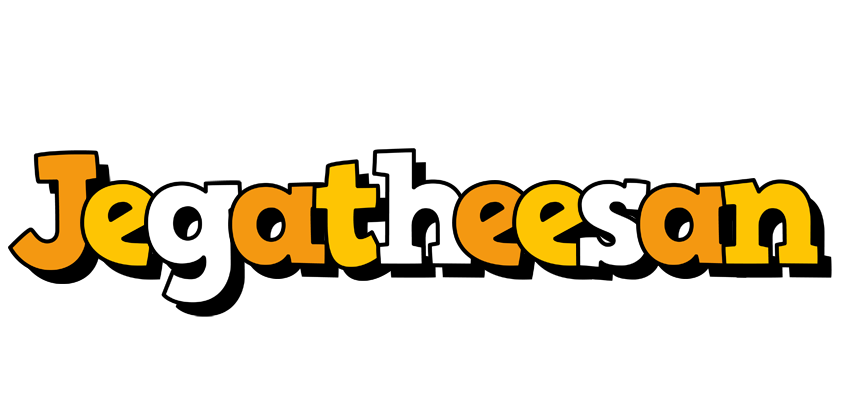 Jegatheesan cartoon logo
