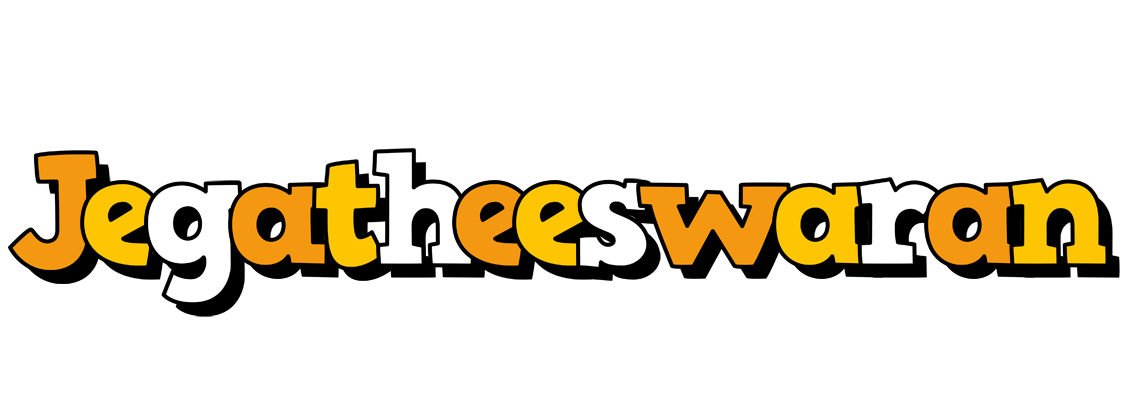 Jegatheeswaran cartoon logo