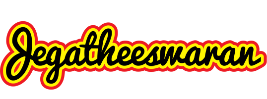 Jegatheeswaran flaming logo