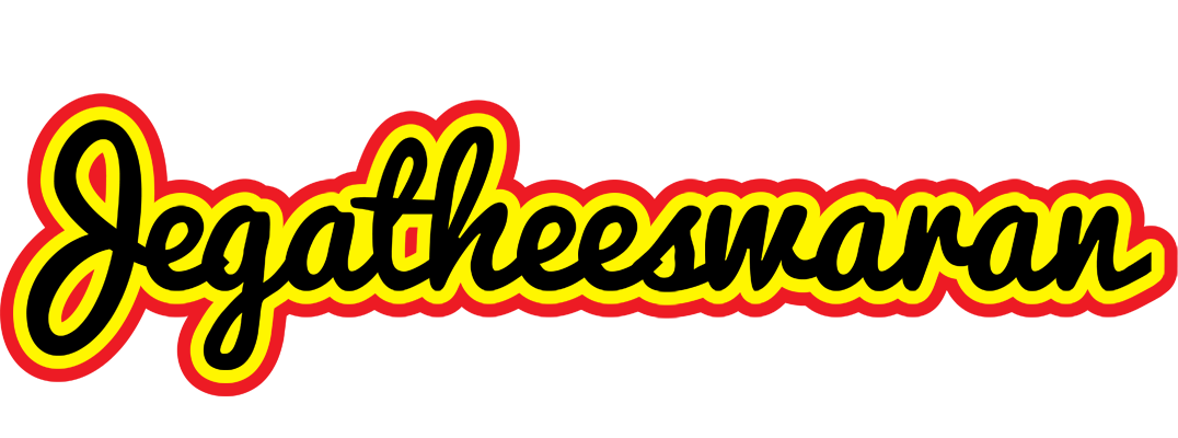 Jegatheeswaran flaming logo