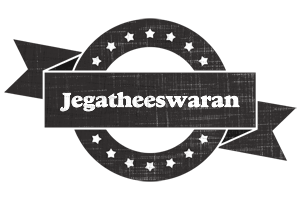 Jegatheeswaran grunge logo