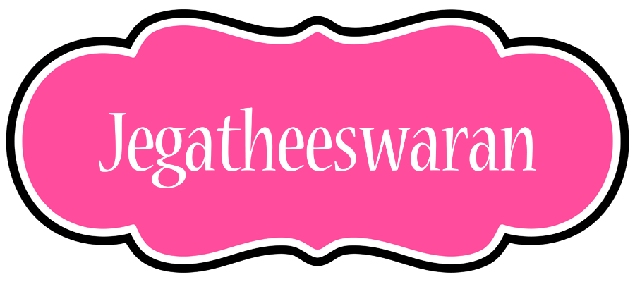 Jegatheeswaran invitation logo