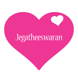 Jegatheeswaran love-heart logo