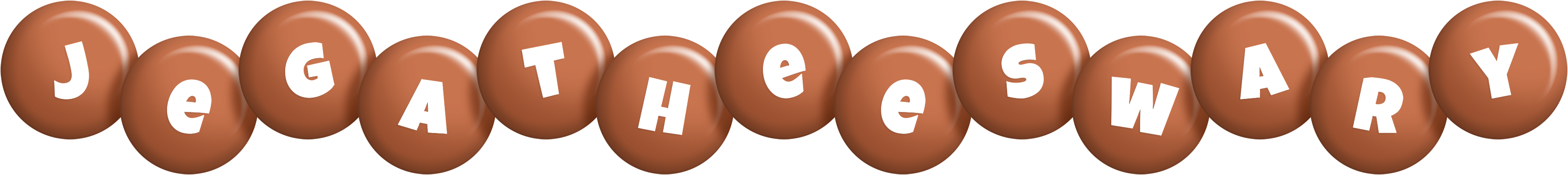 Jegatheeswary candy-brown logo