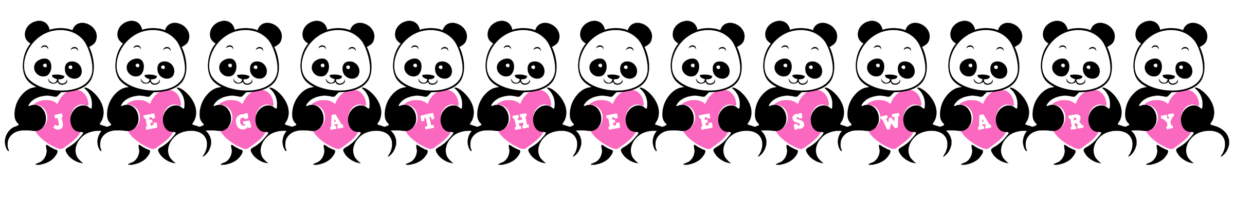 Jegatheeswary love-panda logo