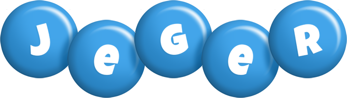 Jeger candy-blue logo