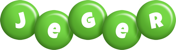 Jeger candy-green logo