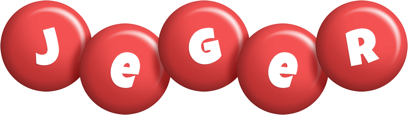 Jeger candy-red logo