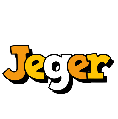 Jeger cartoon logo