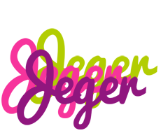 Jeger flowers logo