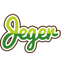 Jeger golfing logo