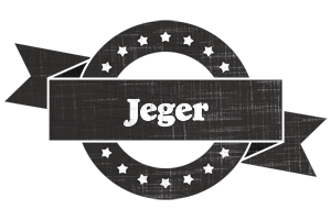 Jeger grunge logo