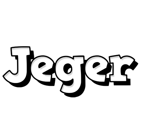 Jeger snowing logo