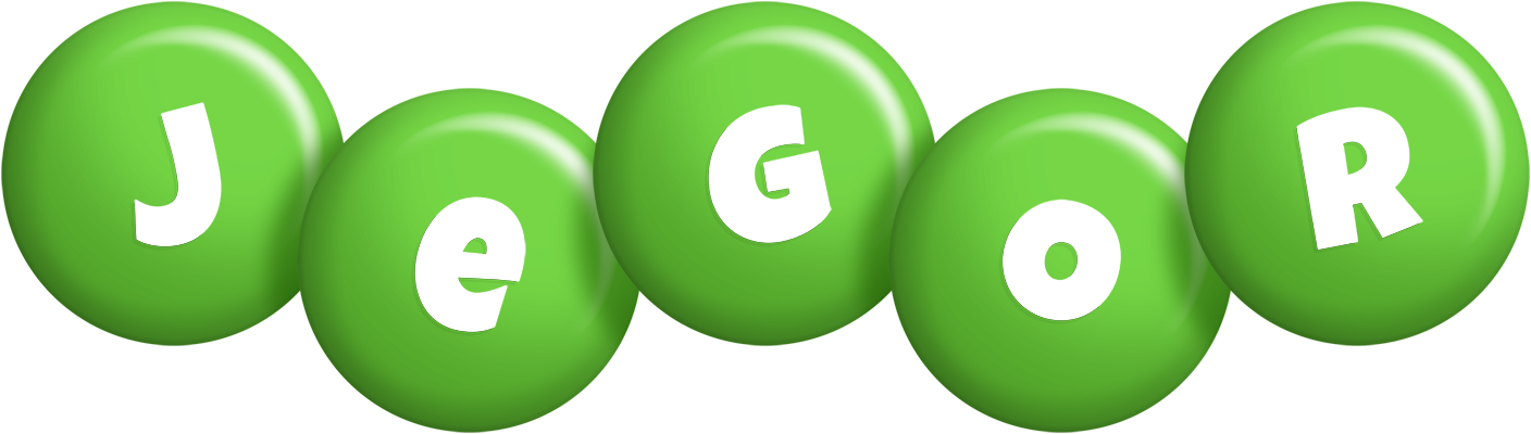 Jegor candy-green logo