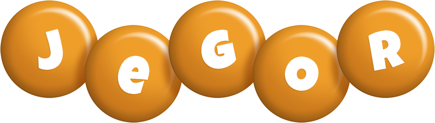 Jegor candy-orange logo