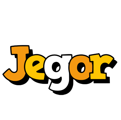 Jegor cartoon logo