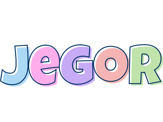 Jegor pastel logo