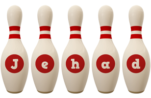 Jehad bowling-pin logo