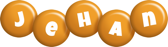 Jehan candy-orange logo