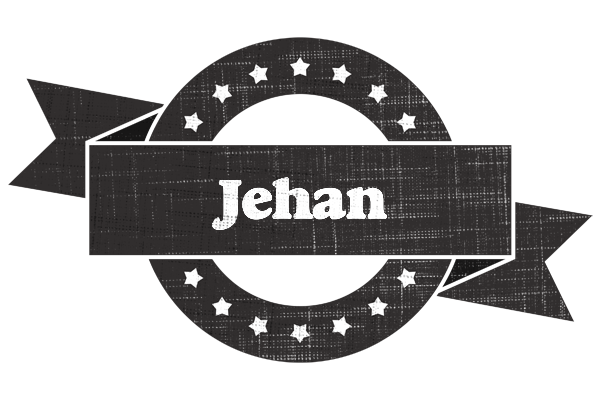 Jehan grunge logo