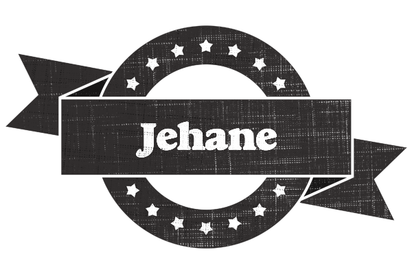 Jehane grunge logo