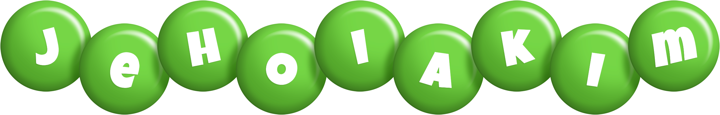 Jehoiakim candy-green logo