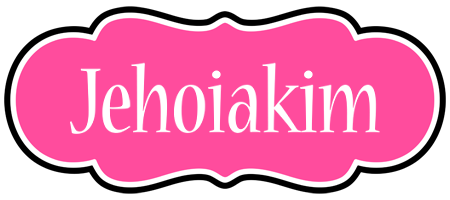 Jehoiakim invitation logo