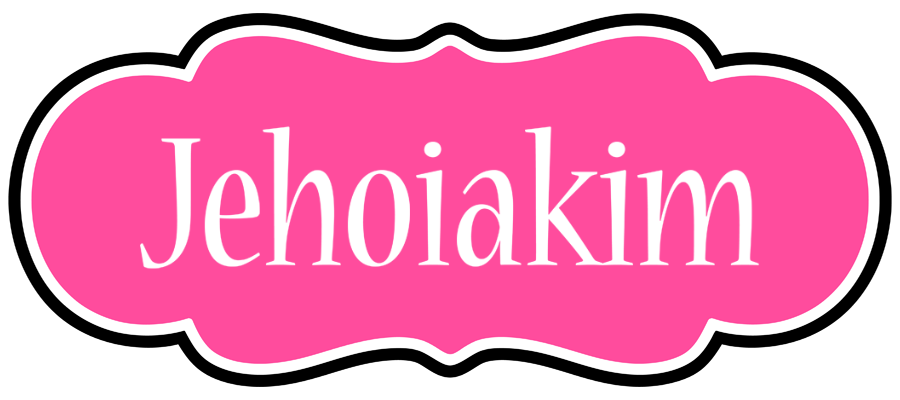 Jehoiakim invitation logo