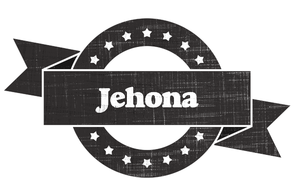 Jehona grunge logo