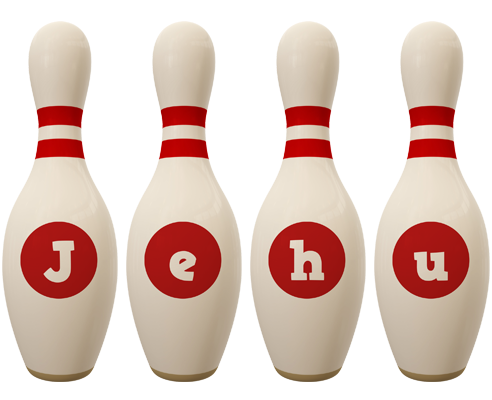 Jehu bowling-pin logo