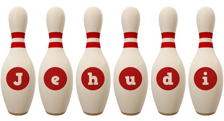 Jehudi bowling-pin logo
