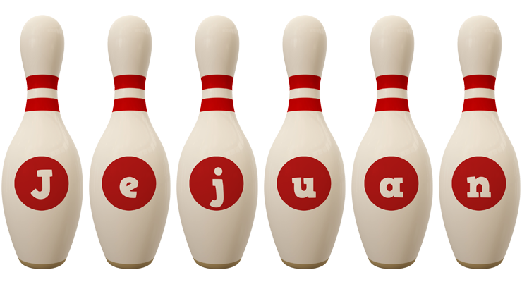 Jejuan bowling-pin logo