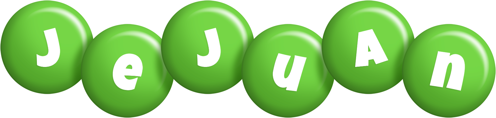 Jejuan candy-green logo