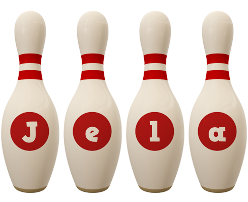 Jela bowling-pin logo