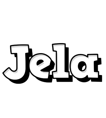 Jela snowing logo