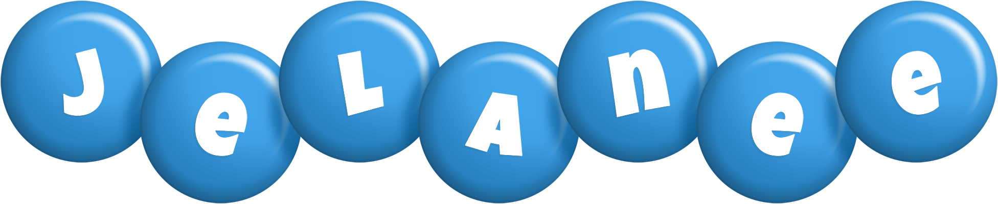 Jelanee candy-blue logo