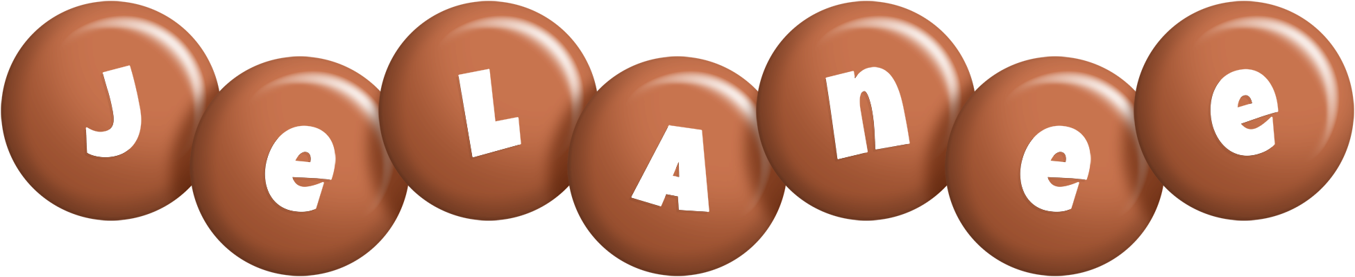 Jelanee candy-brown logo