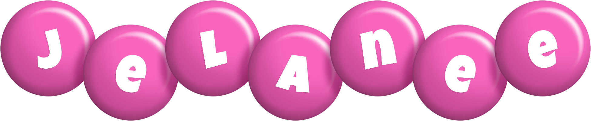 Jelanee candy-pink logo