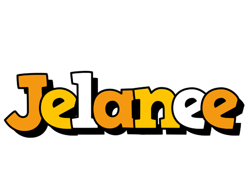 Jelanee cartoon logo