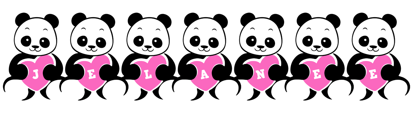 Jelanee love-panda logo