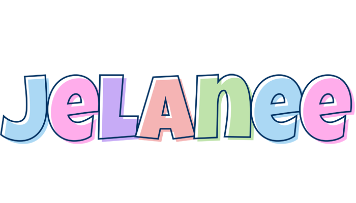 Jelanee pastel logo