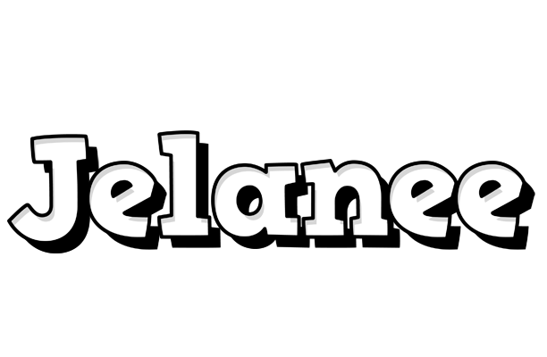 Jelanee snowing logo