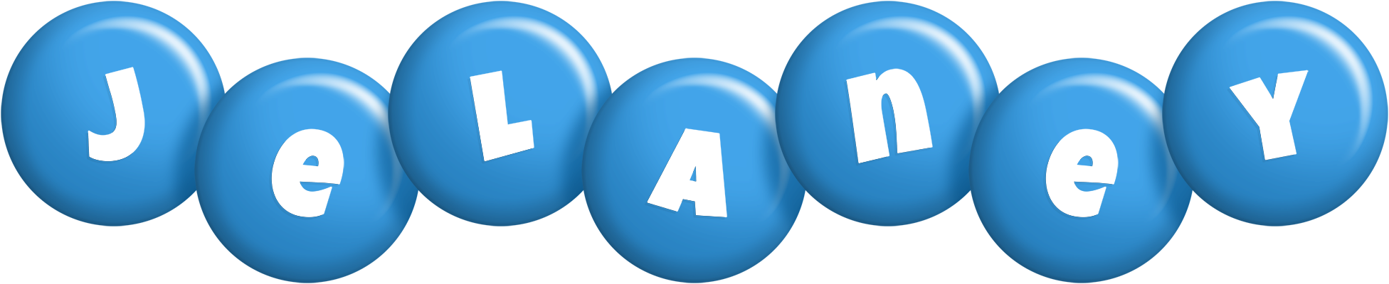 Jelaney candy-blue logo